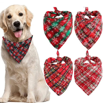 Christmas Dog Bandana Scarf