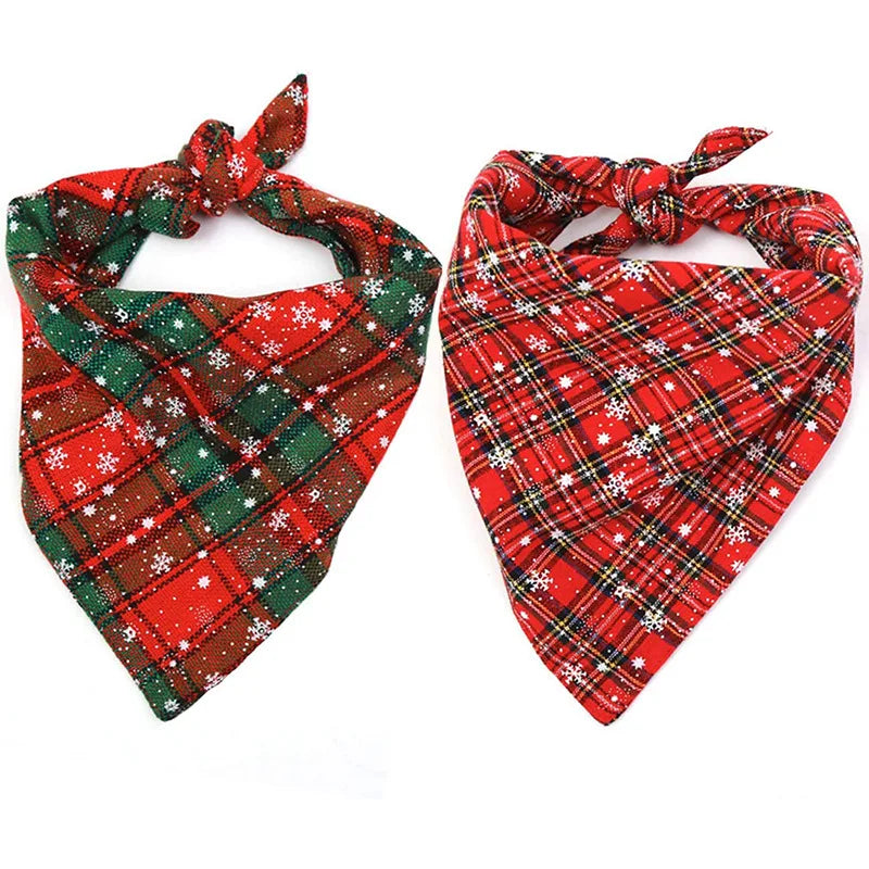 Christmas Dog Bandana Scarf