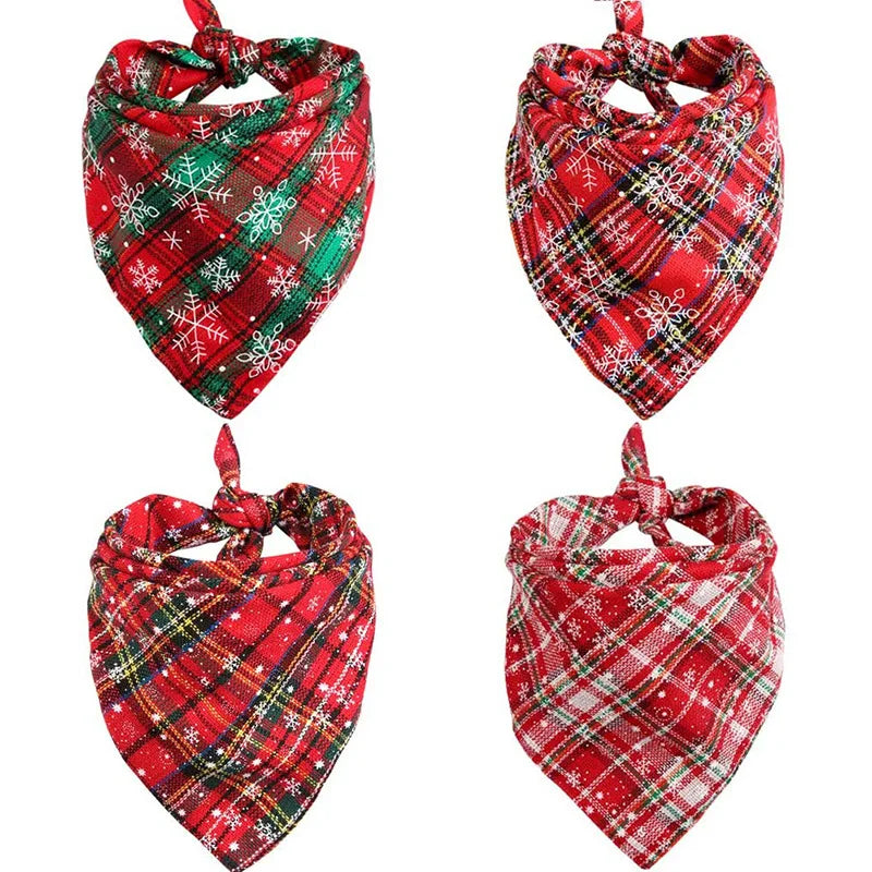 Christmas Dog Bandana Scarf