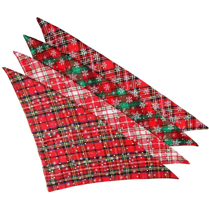 Christmas Dog Bandana Scarf