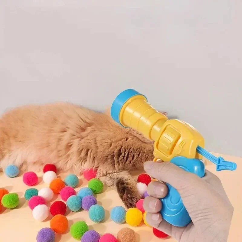 Interactive Cat Plush Toy Gun