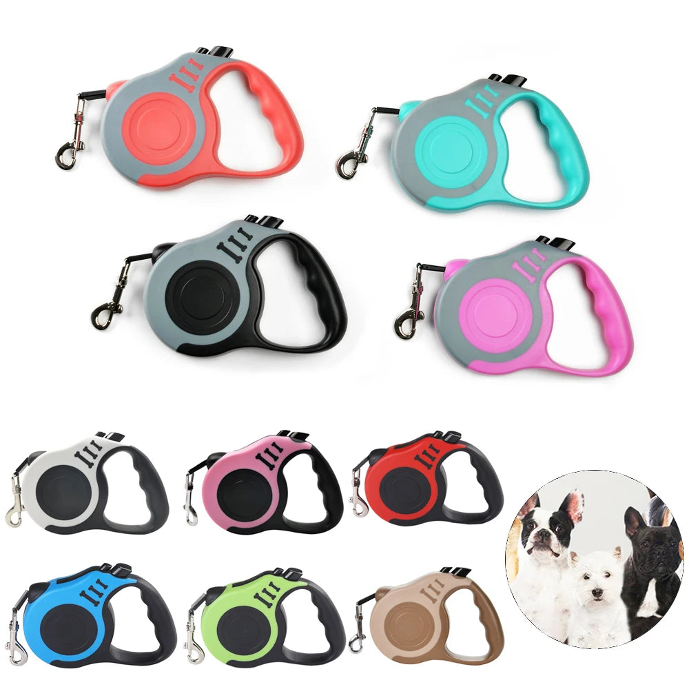 Durable 3m/5m Retractable Dog Leash