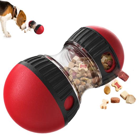 Interactive Dog Puzzle Ball with Adjustable Treat Dispensing