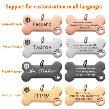 Personalized Stainless Steel Pet Tag