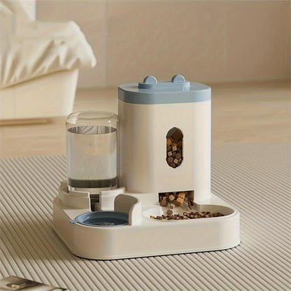 Automatic Cat Dog Feeder with Water Fountain