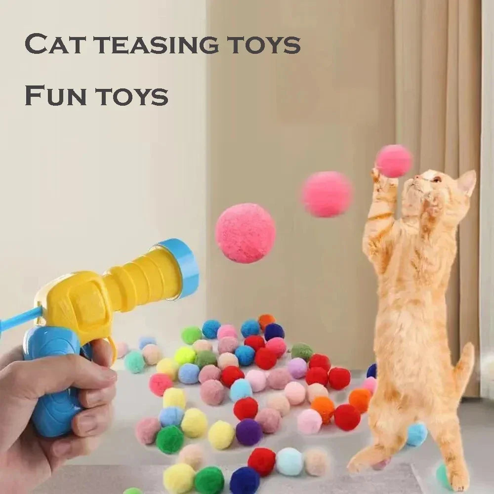 Interactive Cat Plush Toy Gun