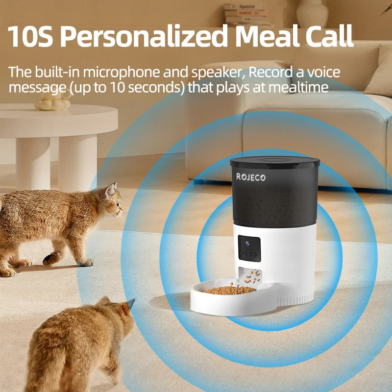 Smart Automatic Cat Feeder with Camera