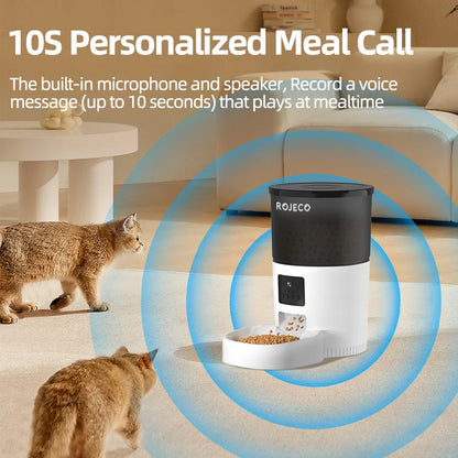 Smart Automatic Cat Feeder with Camera