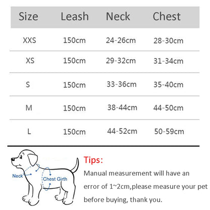 Adjustable Cat Harness Leash Set