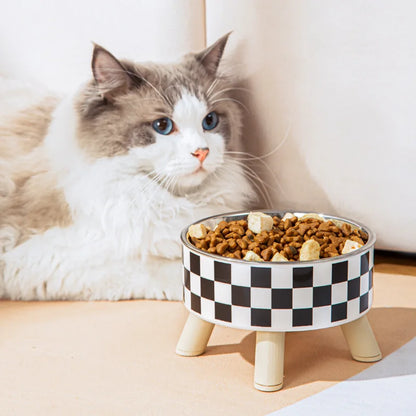 Stainless Steel Anti-Knock Pet Bowl