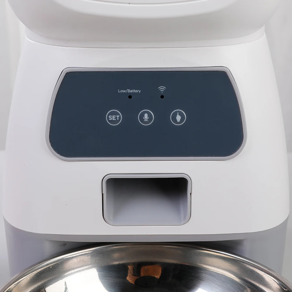 WiFi Smart 3.5L Automatic Pet Feeder with Voice Recorder