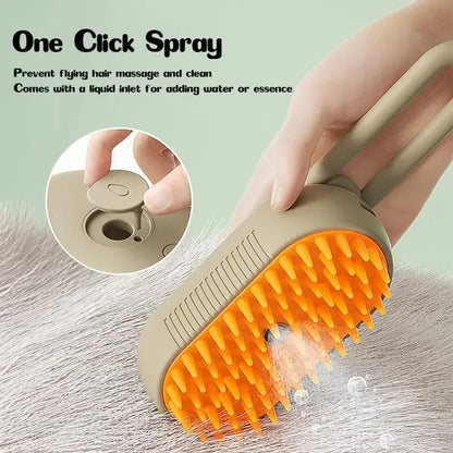 3-in-1 Electric Steamy Dog Brush