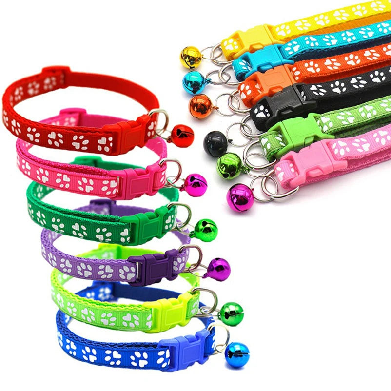 Colorful Pet Cat Bell Collar