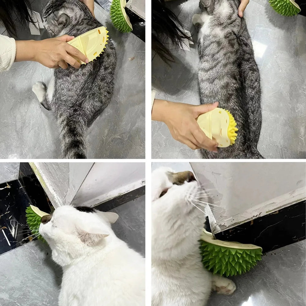 Cat Scratcher Massager Brush