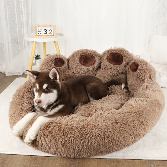 Fluffy Dog Bed Sofa Basket