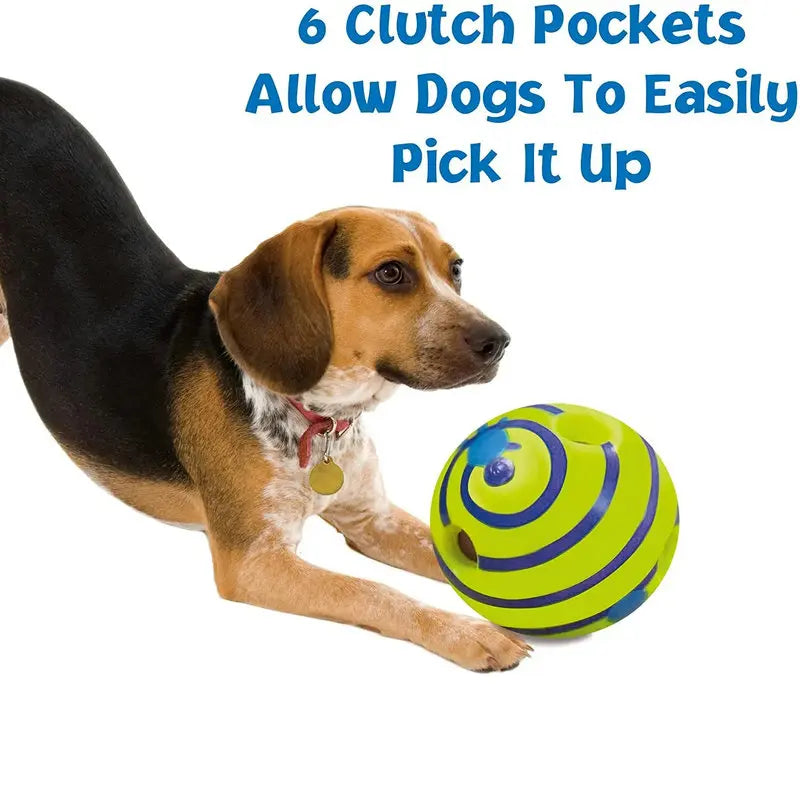 Interactive Dog Toy with Giggle Sounds