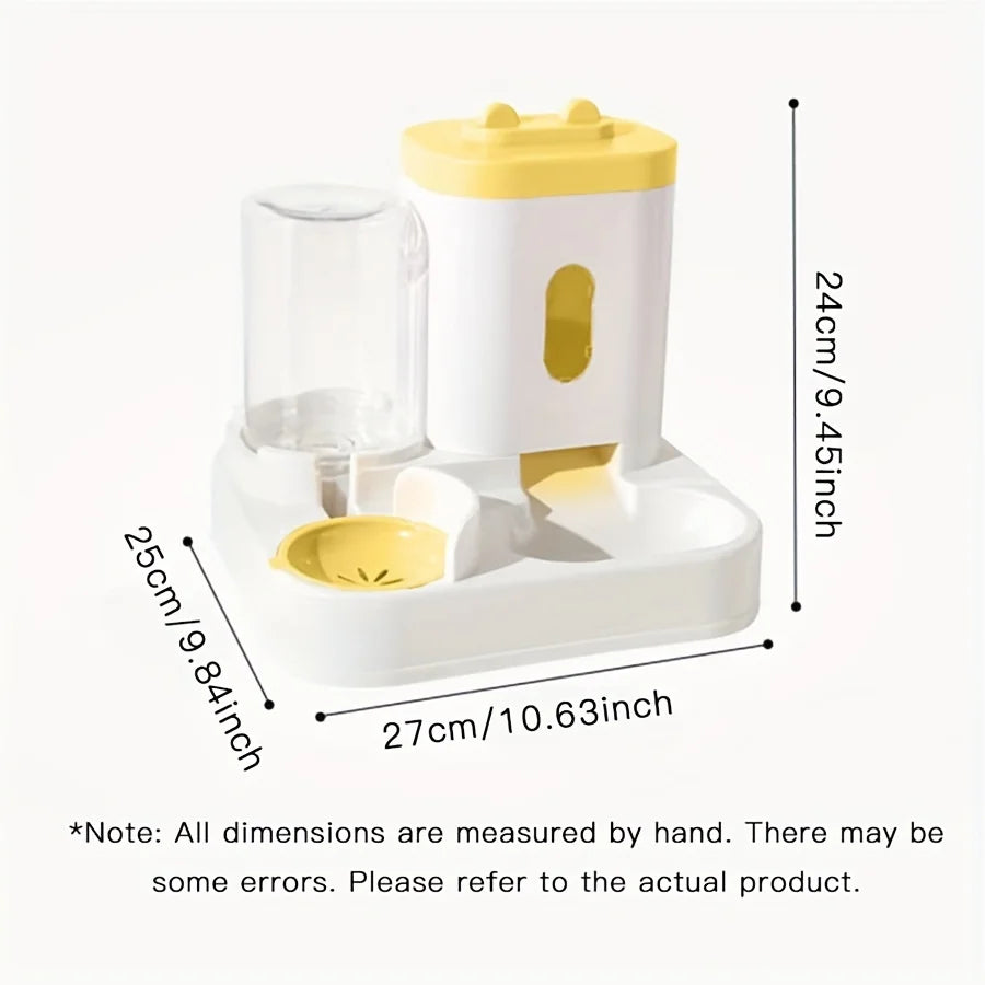 Automatic Cat Dog Feeder with Water Fountain