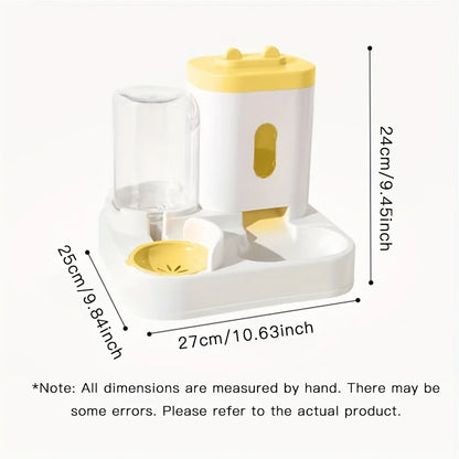 Automatic Cat Dog Feeder with Water Fountain