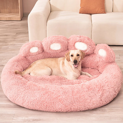 Fluffy Dog Bed Sofa Basket