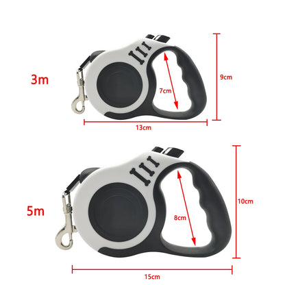 Durable 3m/5m Retractable Dog Leash