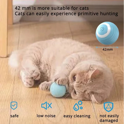 Self-Moving Interactive Electric Cat Ball Toy