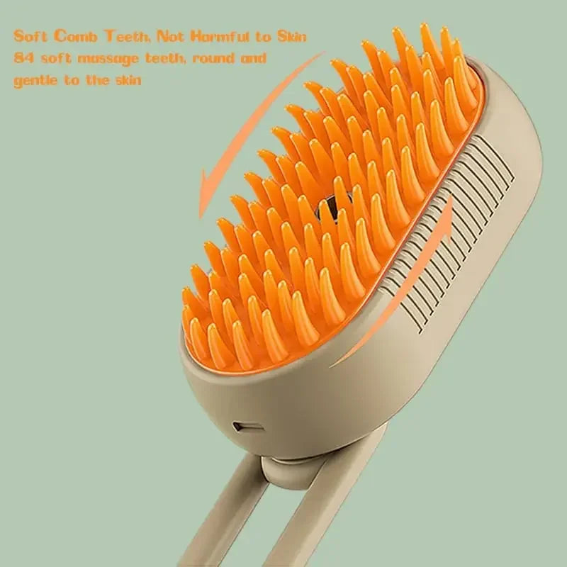 3-in-1 Electric Steamy Dog Brush