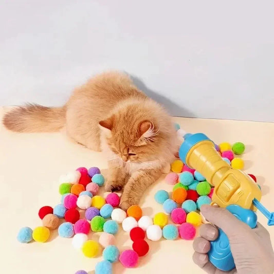 Interactive Cat Plush Toy Gun